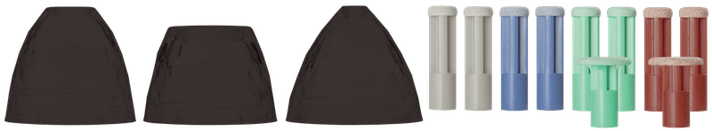 Three caps and some discs